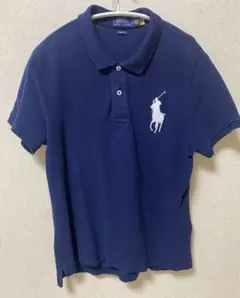 美品POLO RALPH LAUREN ネイビー ポロシャツ
