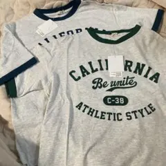 【新品タグ付き】CALIFORNIA リンガーTシャツ 2枚セット　綿100のサムネイル