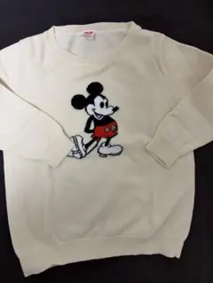UNIQLO ミッキーマウス　アイボリーセーター