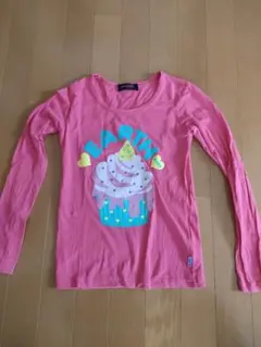 EARTH MAGAZINE 長袖 140 ピンク