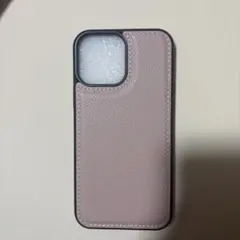 iPhone13promax用ケース ピンク シンプル