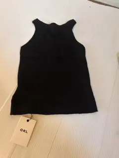 GRL ブラック タンクトップ Mサイズ　グレイル　黒色　新品　未使用のサムネイル