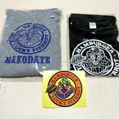 ラッキーピエロ　オリジナルパーカー&Tシャツ ステッカー付