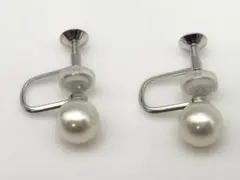 TASAKI パール イヤリング K14WG 約2.7gのサムネイル