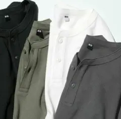 ヘンリーネックTシャツ 半袖 UNIQLO