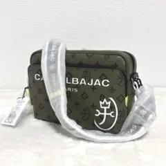 【未使用】CASTELBAJAC ショルダーバッグ スクエア　カーキ