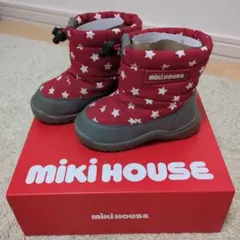 MIKI HOUSE 星柄ブーツ