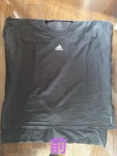 adidasノースリーブTシャツ黒