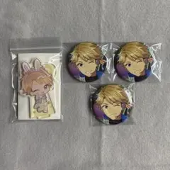 あんスタ アニカフェ アクスタ 缶バッジ 鳴上嵐