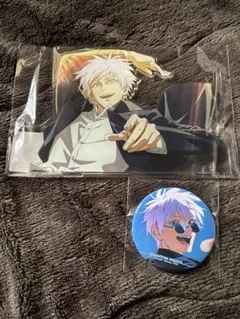 呪術廻戦　五条悟　アクリルスタンド　缶バッジ