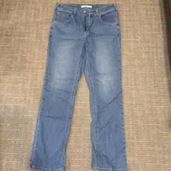 EDWIN レディース ストレートデニムパンツのサムネイル
