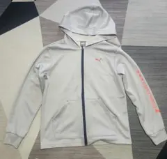Puma フード付きパーカー グレー