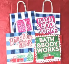 ［新品］Bath & Body Works ショップ袋 ４柄 4枚セットのサムネイル