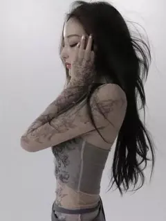 新品 MELT THE LADY Lily tattoo tops black - メルカリ
