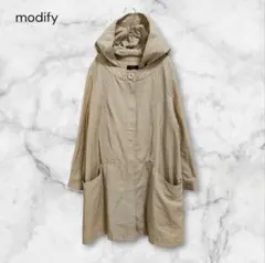 モディファイ マウンテンパーカー フード付きライトアウター ブルゾン