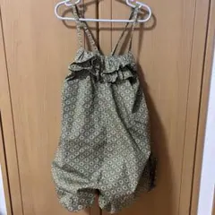 【新品タグ付き】&mignon 花柄 バルーンキャミソールパンツ　120