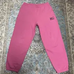 美品 STUSSY NIKE WASHED FLEECE PANTS PINK