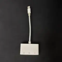 Lightning イヤホン　充電　アダプタ　純正