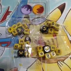 ルカリオ　ダイス　4袋　ポケモンカード　ダメカン　海外　どく　やけど