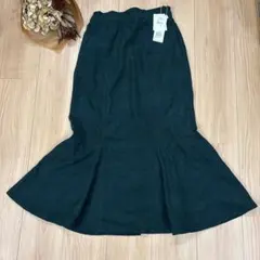 RETRO GIRL ダークグリーン フレアスカート F