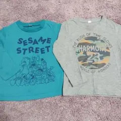 セサミストリート＆ハーモニー23 Tシャツ2枚セット　100センチ