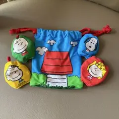 PEANUTS スヌーピー 巾着とお手玉セット