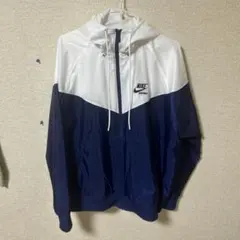 NIKE ナイロンジャケット ネイビー/ホワイト
