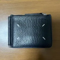 360 箱付✨美品✨メゾンマルジェラ マネークリップ 小銭入れ 4ステッチ 黒 margiela-002_01.jpg
