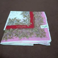 CELINE シルクハンカチ 約70cm