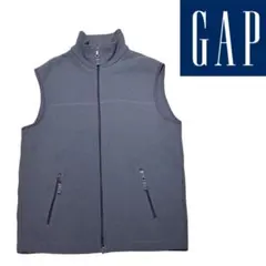 2000s OLD GAP オールドギャップ フリース ベスト ダブルジップ