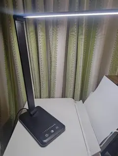 LEDデスクライト ブラック タッチセンサー式