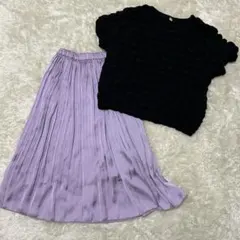ポコポコトップス　プリーツスカート　セット　130 140