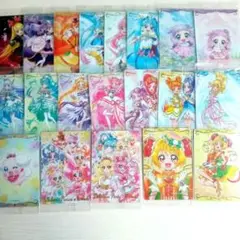 プリキュアウエハース２０枚セット　 デリパ　アラモードSSR　ダブりなし未開封