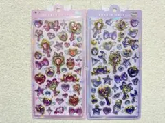 【ボンボンドロップシール 2点セット】マジカルシリーズ ピンク パープル 大人気