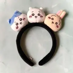 ちいかわパーク限定 ぬいぐるみカチューシャ ちいかわ・ハチワレ・うさぎのおかお