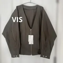 新品未使用品　VIS ノーカラージップジャケットのサムネイル