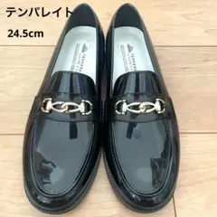 【美品】TEMPERATE ローファーレインシューズ　ブラック40