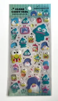 サンリオ クリア キャンディシール 24枚入り ハンギョドン ケロッピー