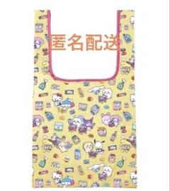 ちいかわ×サンリオキャラクターズ エコバッグ　総柄　集合