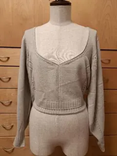 【新品】UNIQLO マメクロゴウチ 3Dボリュームスリーブセーター L