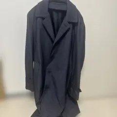 ダークグレー チェスターコート Lサイズ