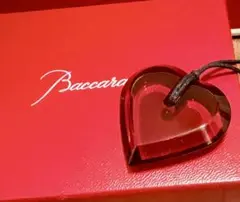 Baccaratバカラ クリアクリスタルハート ネックレス 箱付き 44318