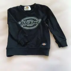 Dickies 黒 ロゴ入り トレーナー