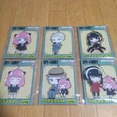 SPY×FAMILY スパイファミリー クリアマスコット 全６種セット！