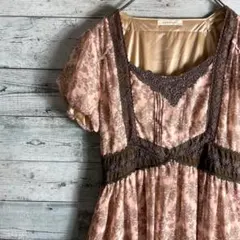 Y2K　フェアリーグランジ　ミニワンピース　森ガール　花柄　平成レトロ　00s