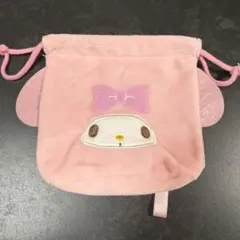 サンリオ マイメロディふわふわフェイス巾着 ガチャガチャ