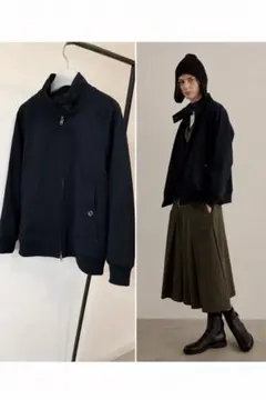 BETOUPE ベトゥープ エコペットツイルW-ZIPブルゾン ネイビーP - メルカリ