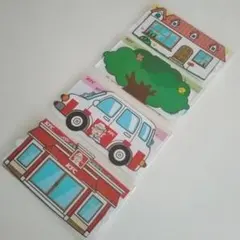 KFC ケンタッキーフライドチキンはってかざろう！くみたてペタペタシール　4点