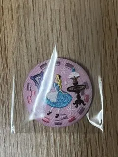 ディズニー 刺繍缶バッチ 不思議の国のアリス