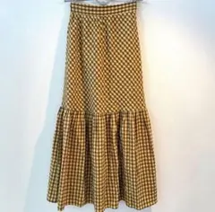 titivate ギンガムチェック　マキシスカート